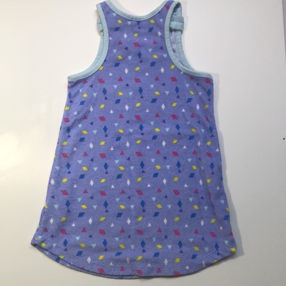 Disney Frozen Princess Elsa Periwinkle Multi Terrycloth Swimsuit Coverup 3T - Picture 7 of 11